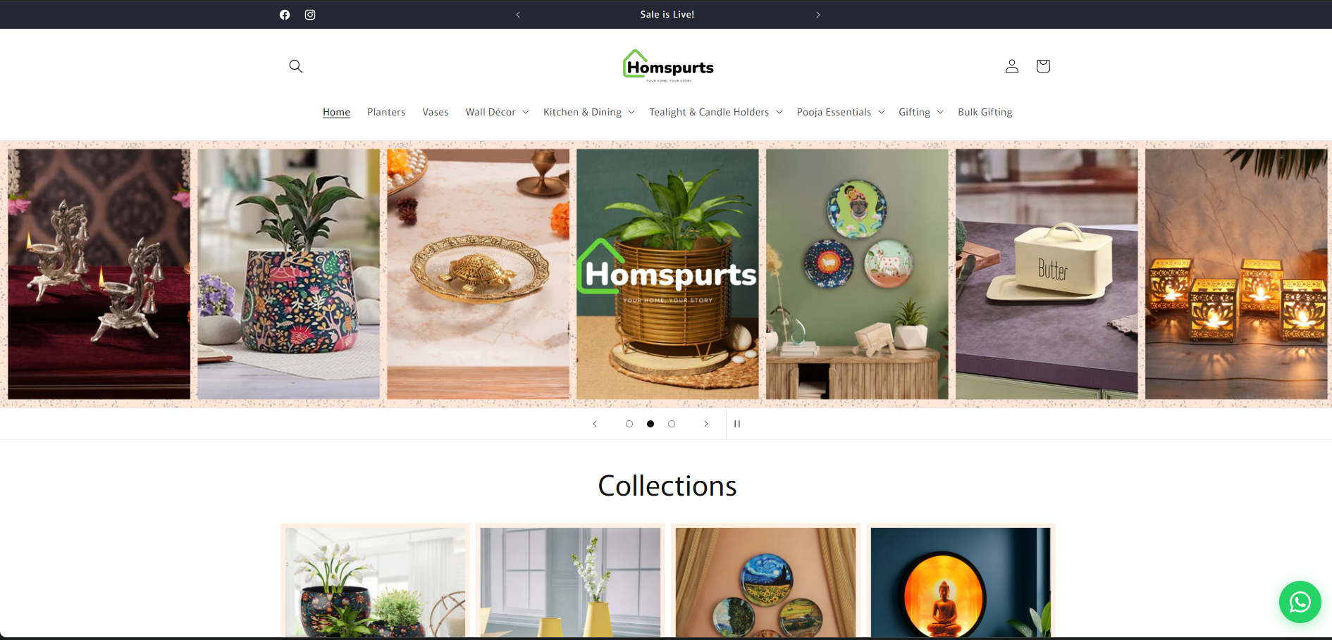 Homspurts - Home Decor E-commerce